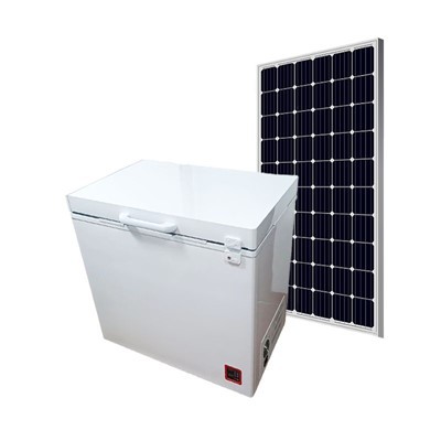 Super energibesparende 110 mm skummende tykkelse Normal 10v~50vdcsolar Dybfryser Enkeltdør BD/BC-68H